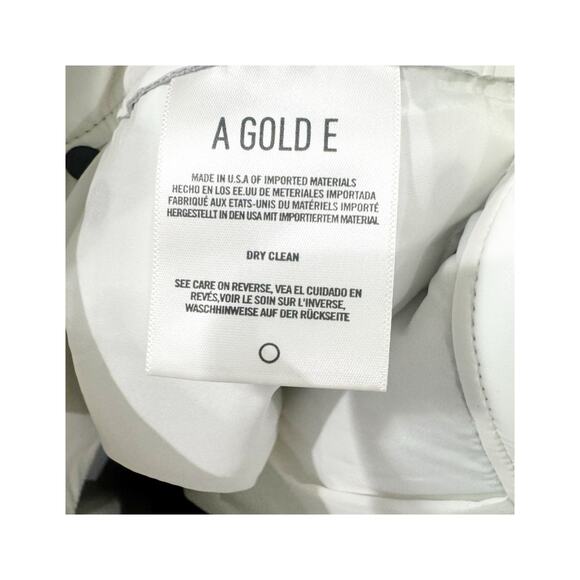 Agolde A9082-1285 Recycled Leather Criss Cross Straight Lace White Size 26 NWT - Picture 11 of 13